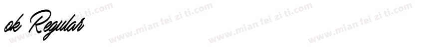 ok Regular字体转换